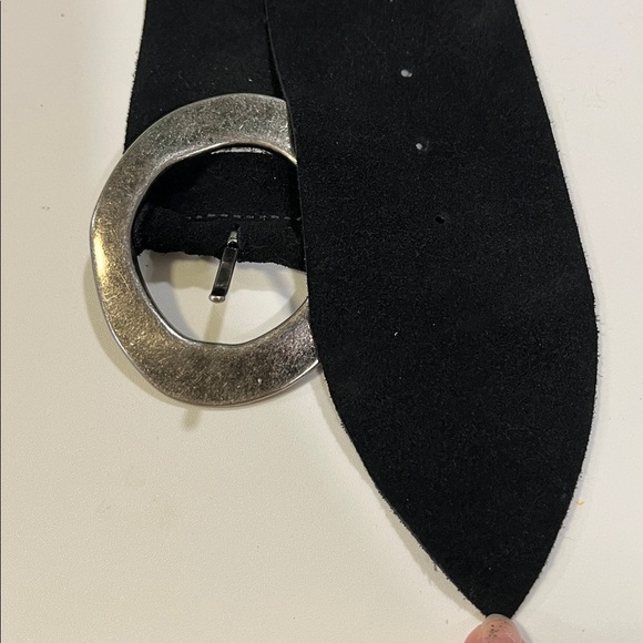 Unbranded Suede Black Belt‎